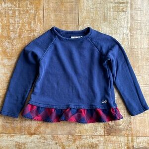 Vineyard Vines Navy and Red Kids Shirt